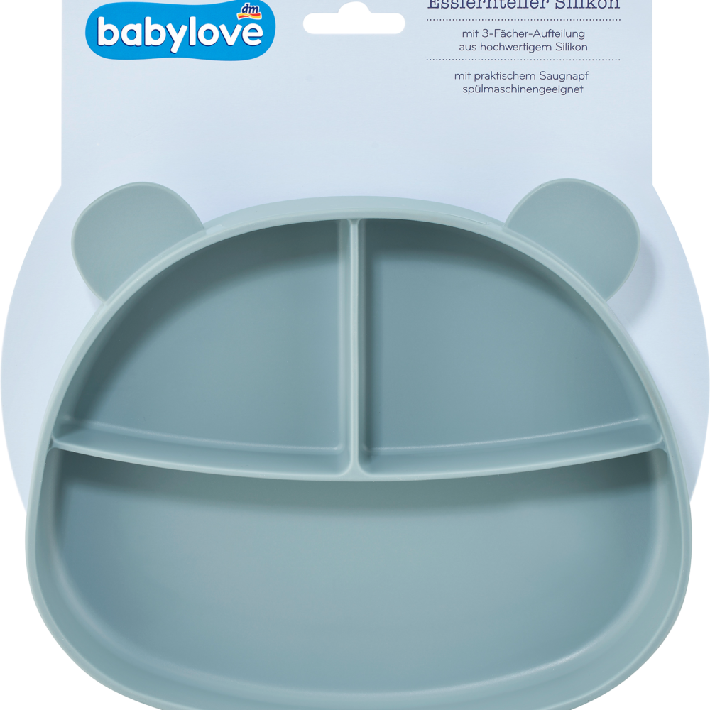 بيبي لوف لوحة متعلمة سيليكون أزرق، 1 قطعة