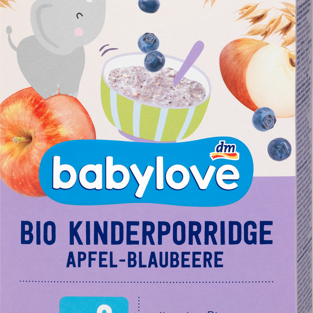 بيبي لوف عصيدة التفاح والتوت، من الشهر الثامن، 200 جرام طعام تكميلي