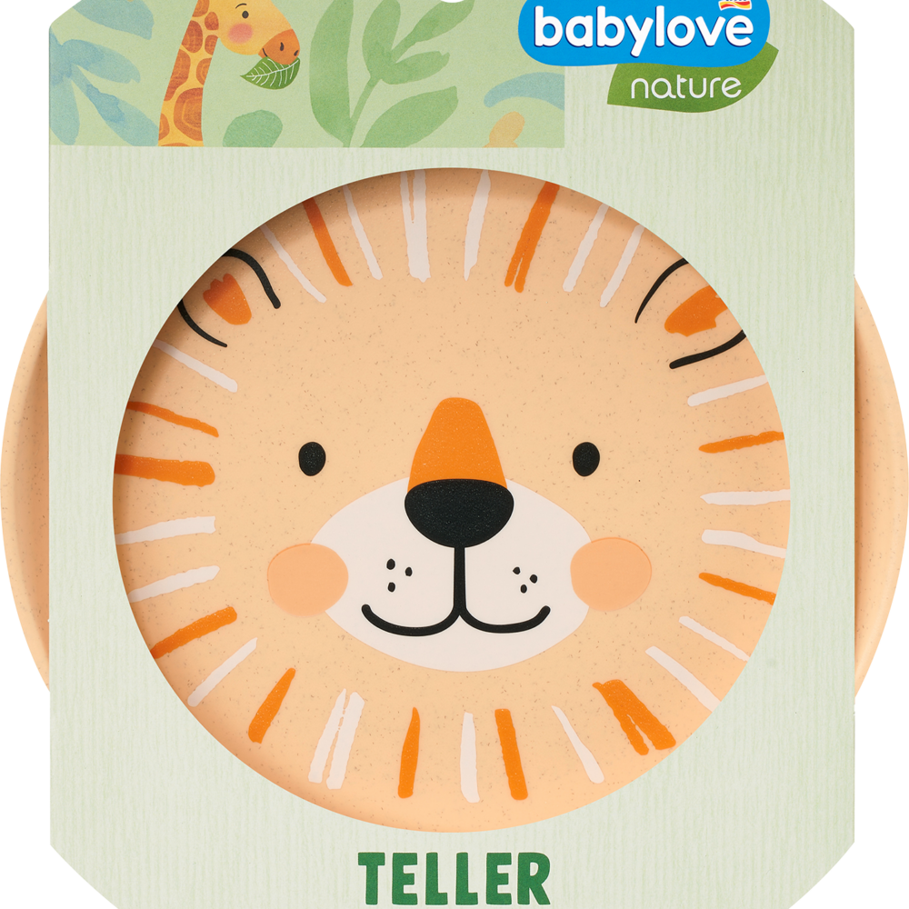 طبق طبيعي بيبي لوف برتقالي، 1 قطعة