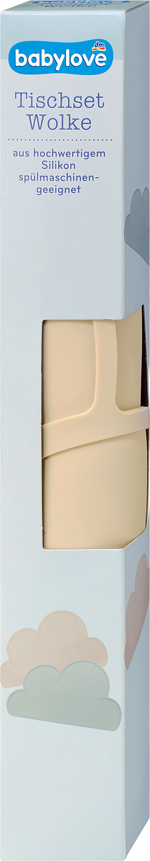 بيبي لوف مفرش سيليكون بيج، 1 قطعة