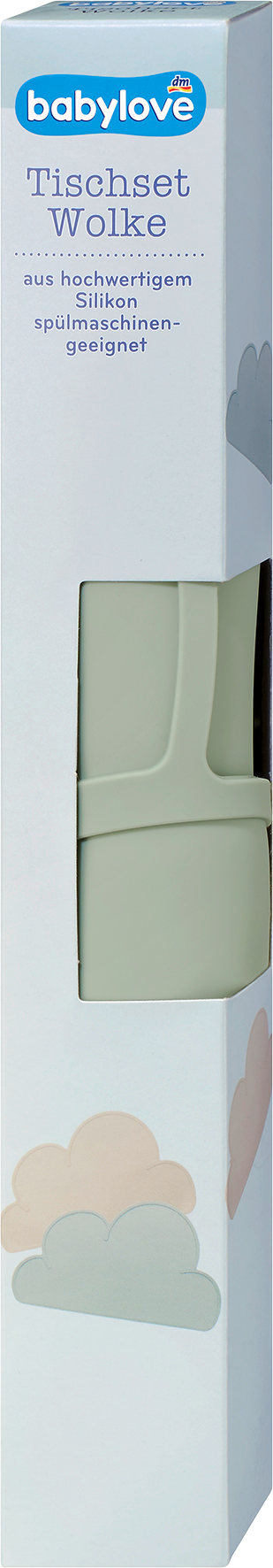 بيبي لوف مفرش سيليكون أخضر، 1 قطعة