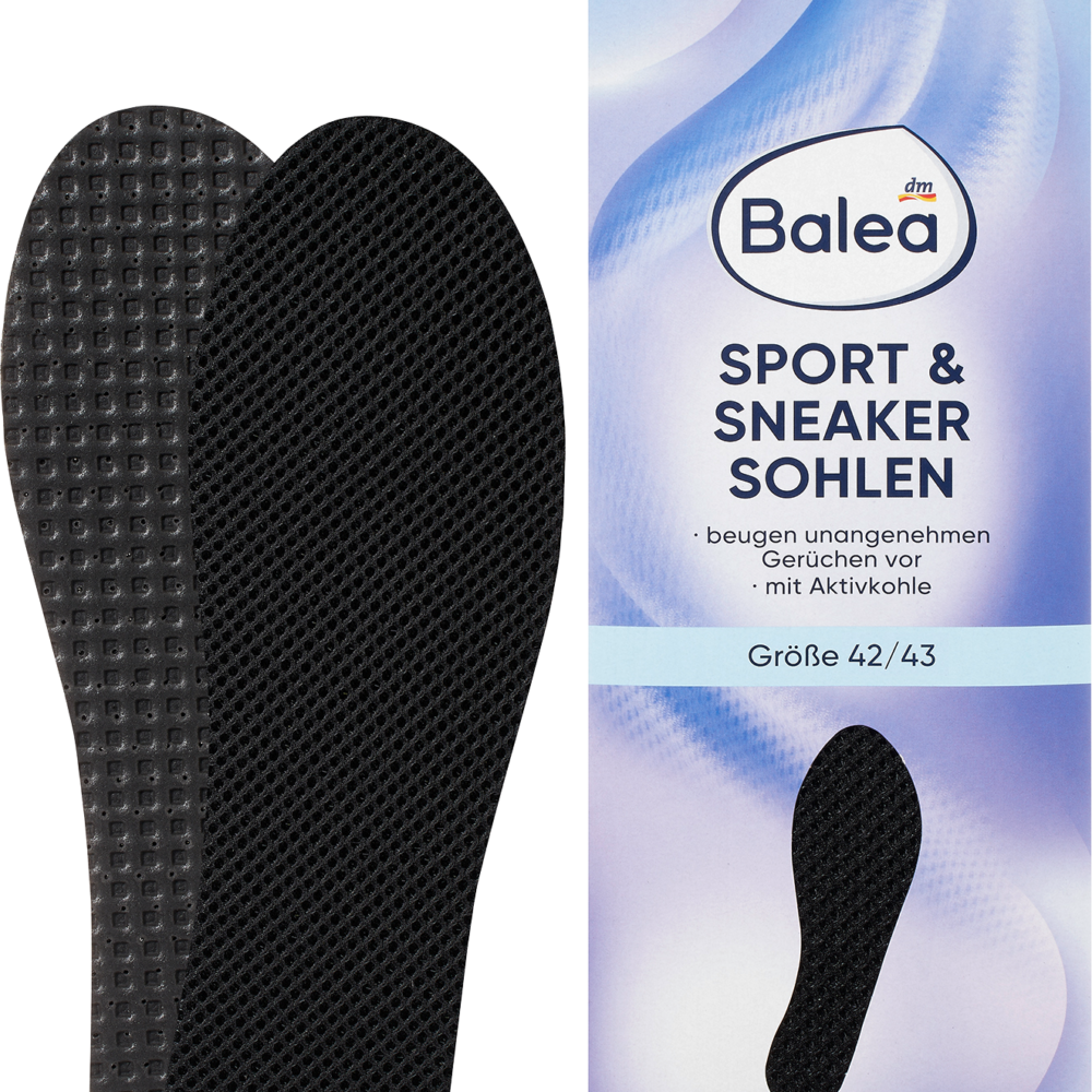 باليا نعال رياضية وسنيكرز أسود، مقاس 42/43 (1 زوج)، 2 قطعة