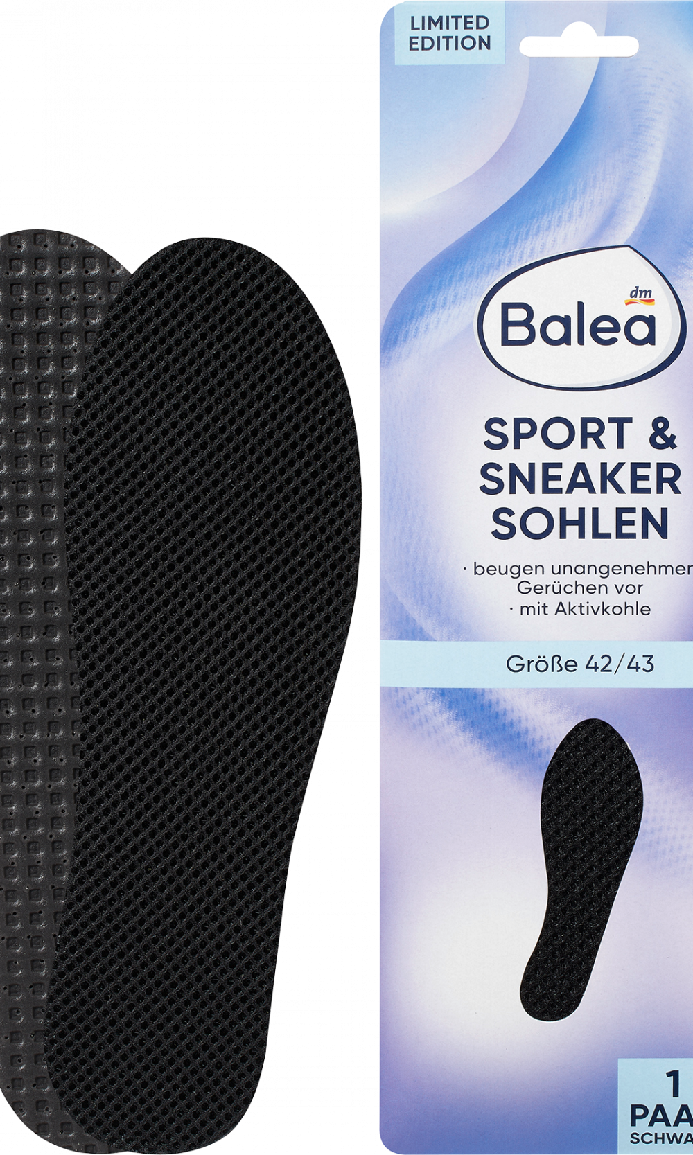 باليا نعال رياضية وسنيكرز أسود، مقاس 42/43 (1 زوج)، 2 قطعة