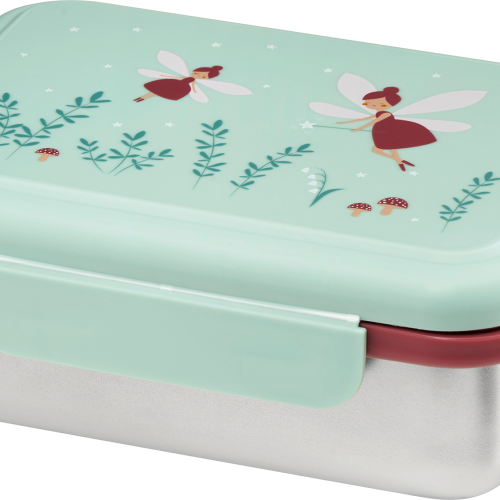 صندوق انش بيبي لوف ستانلس ستيل نعناع / بني ، 1 قطعة