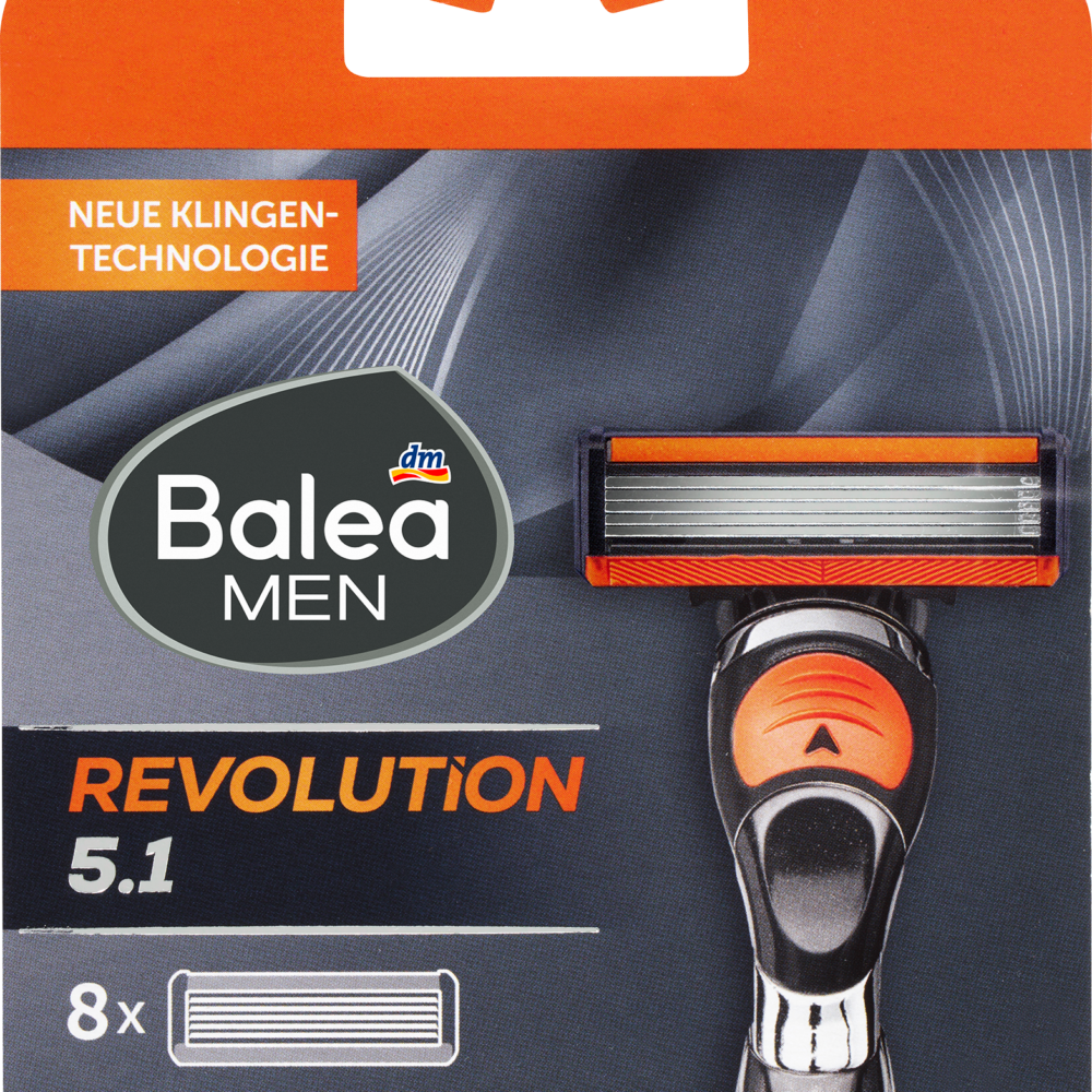باليا شفرات حلاقة للرجال ، ريفولوشن 5.1 ، 8 قطع
