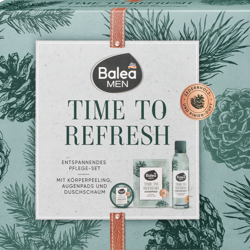 طقم هدايا باليا للرجال وقت التحديث 3 قطع، 1 قطعة