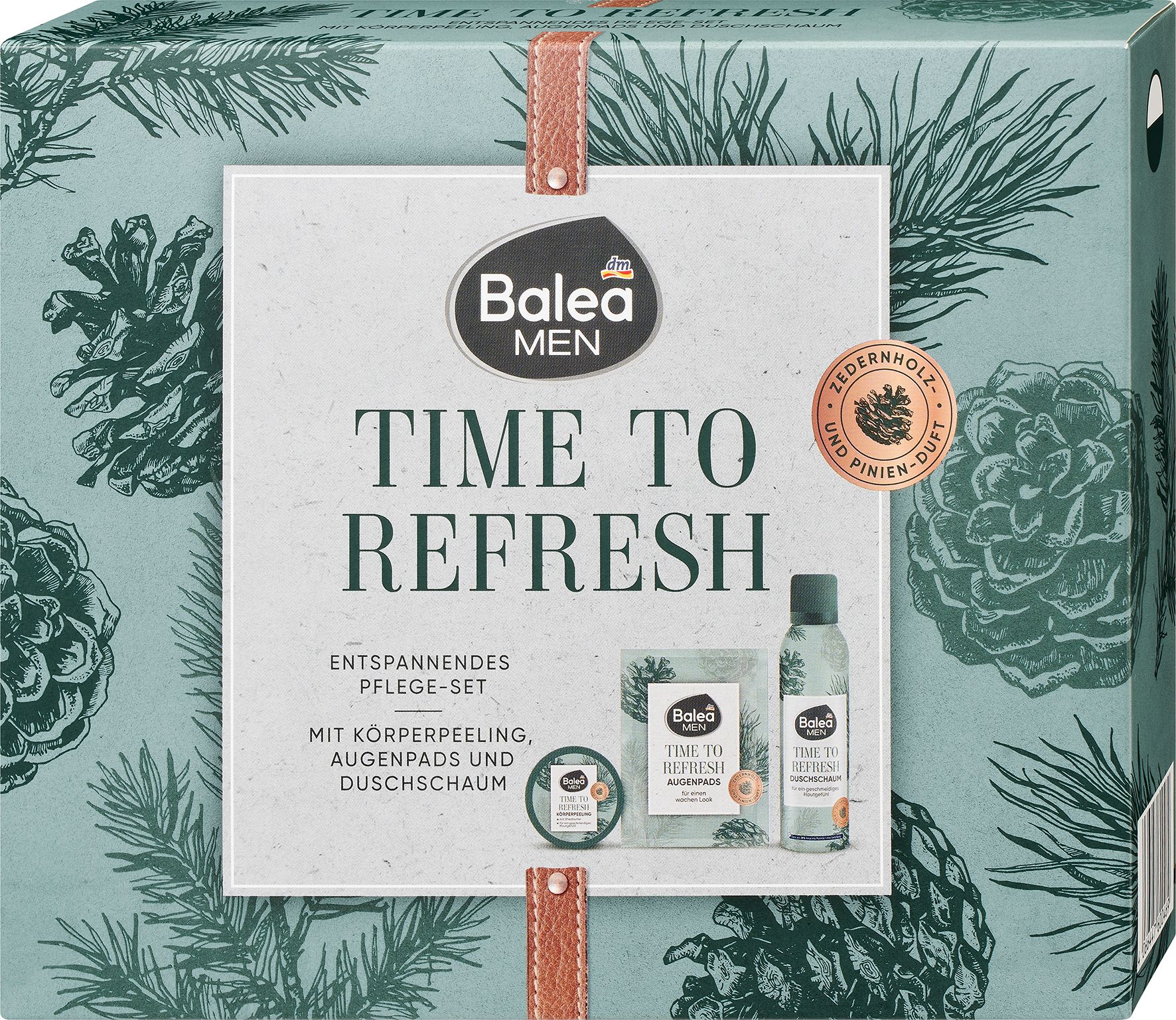 طقم هدايا باليا للرجال وقت التحديث 3 قطع، 1 قطعة