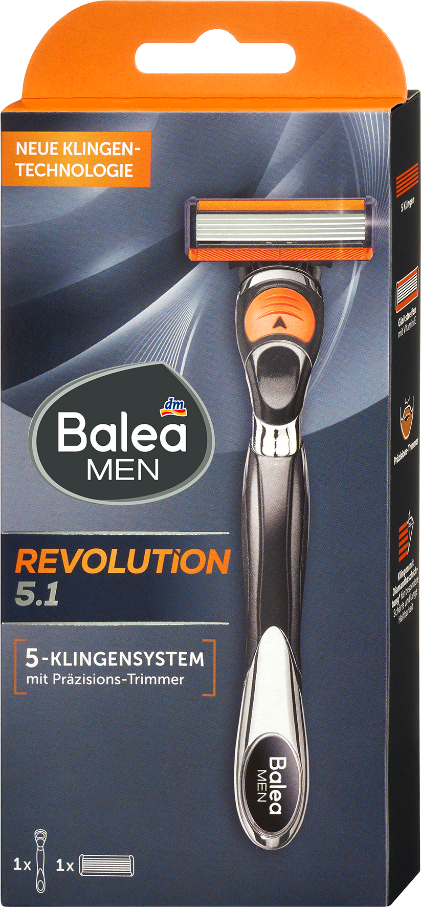 Balea ماكينة حلاقة للرجال ، Revolution 5.1 ، 1 قطعة