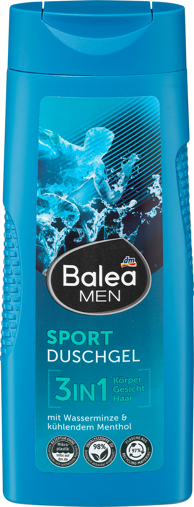 باليا جل الاستحمام للرجال الرياضي 3 في 1 ، 300 مل