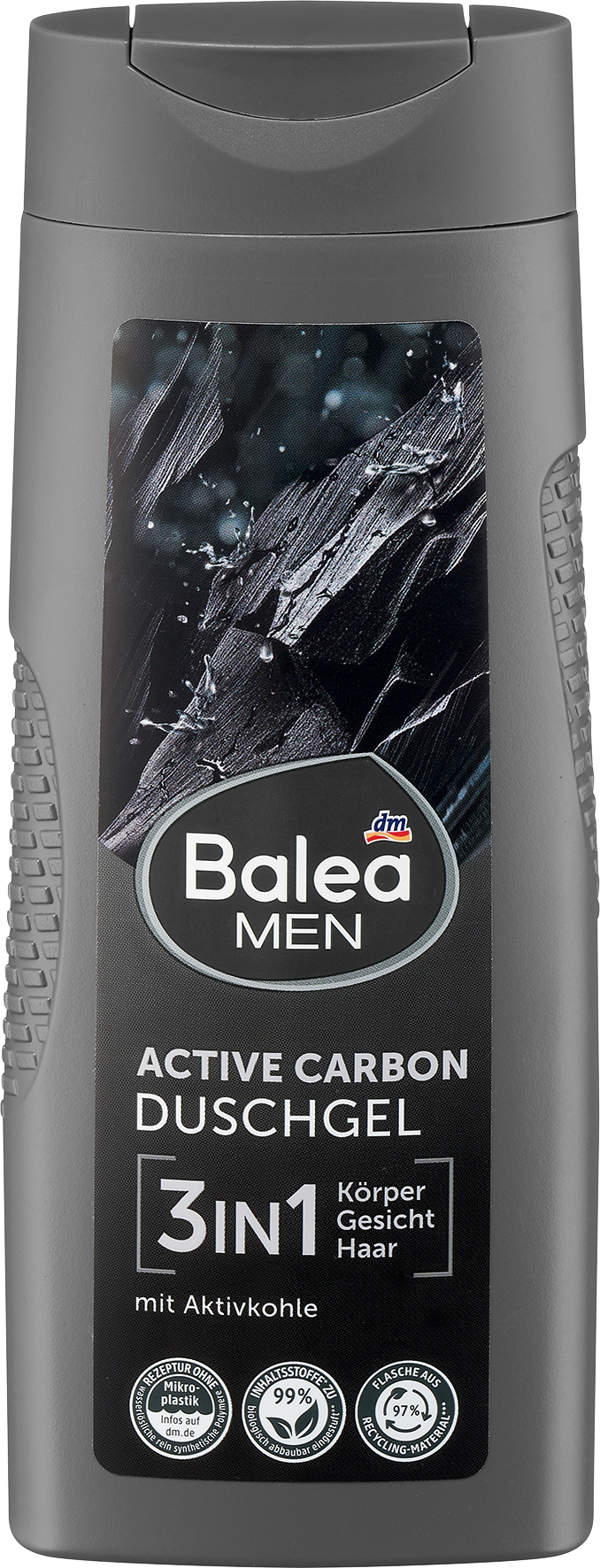 باليا جل الاستحمام للرجال بالكربون النشط 3 في 1 ، 300 مل