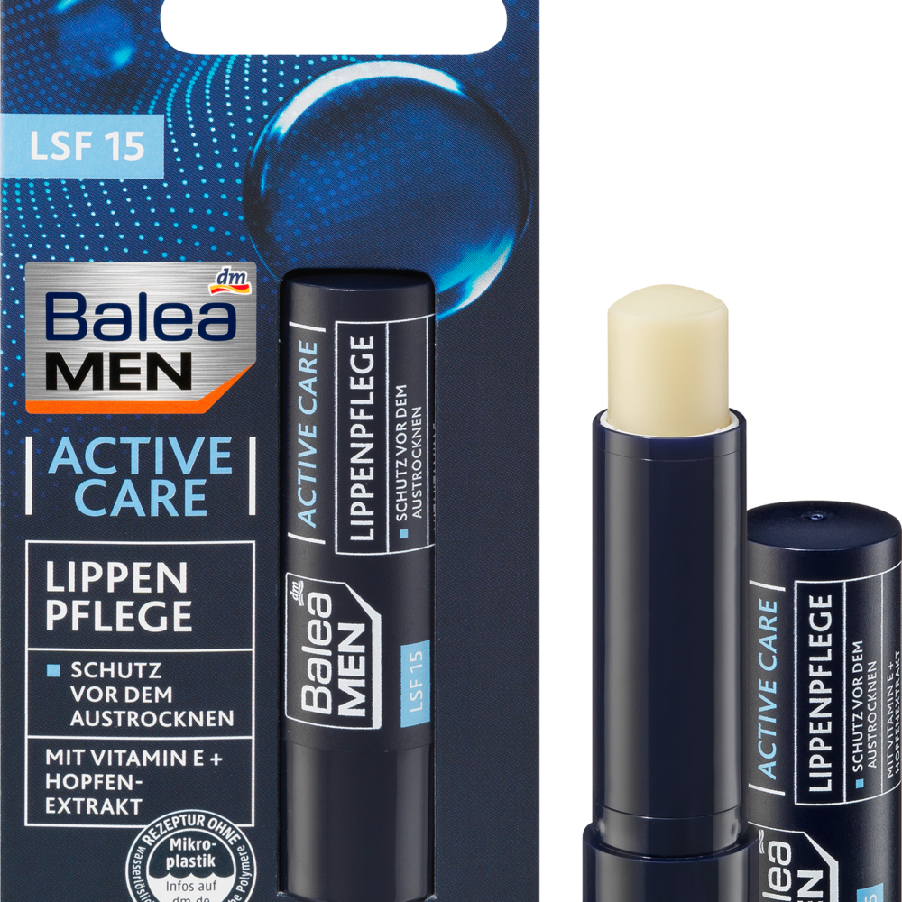 باليا للعناية بالشفاه للرجال بالبشرة النشطة SPF 15، 4.8 جم