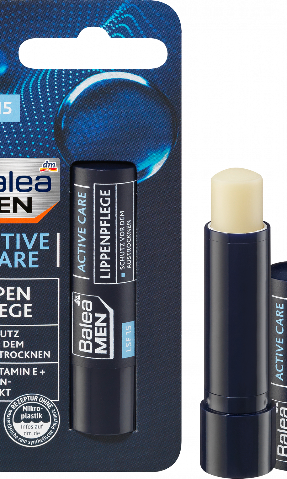 باليا للعناية بالشفاه للرجال بالبشرة النشطة SPF 15، 4.8 جم