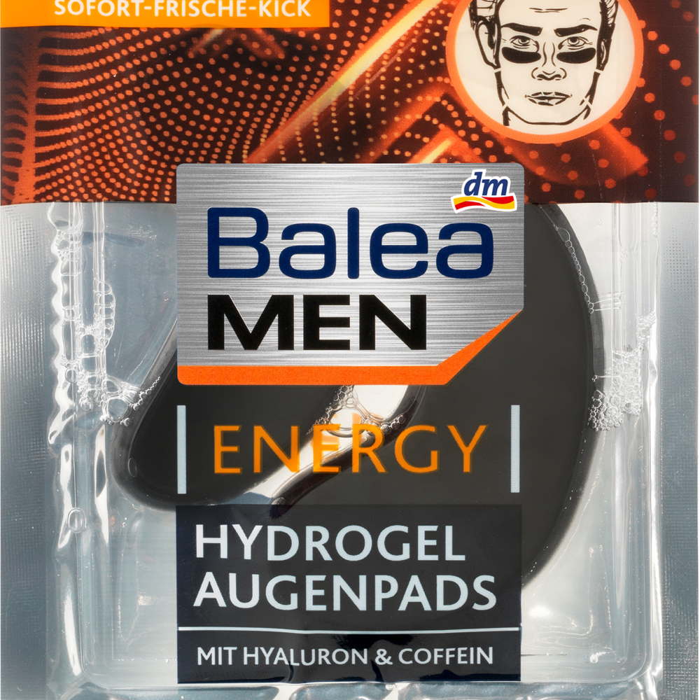 باليا وسادات العين للرجال هيدروجيل الطاقة (1 زوج) ، 2 قطعة