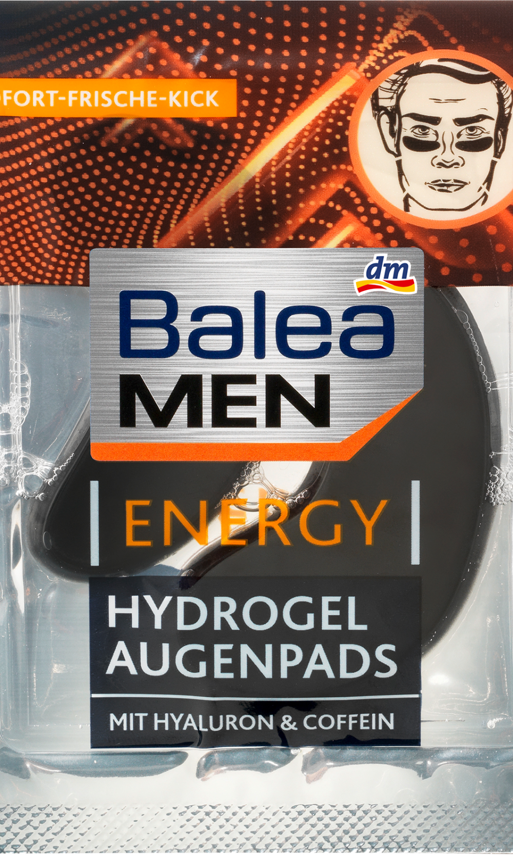 باليا وسادات العين للرجال هيدروجيل الطاقة (1 زوج) ، 2 قطعة