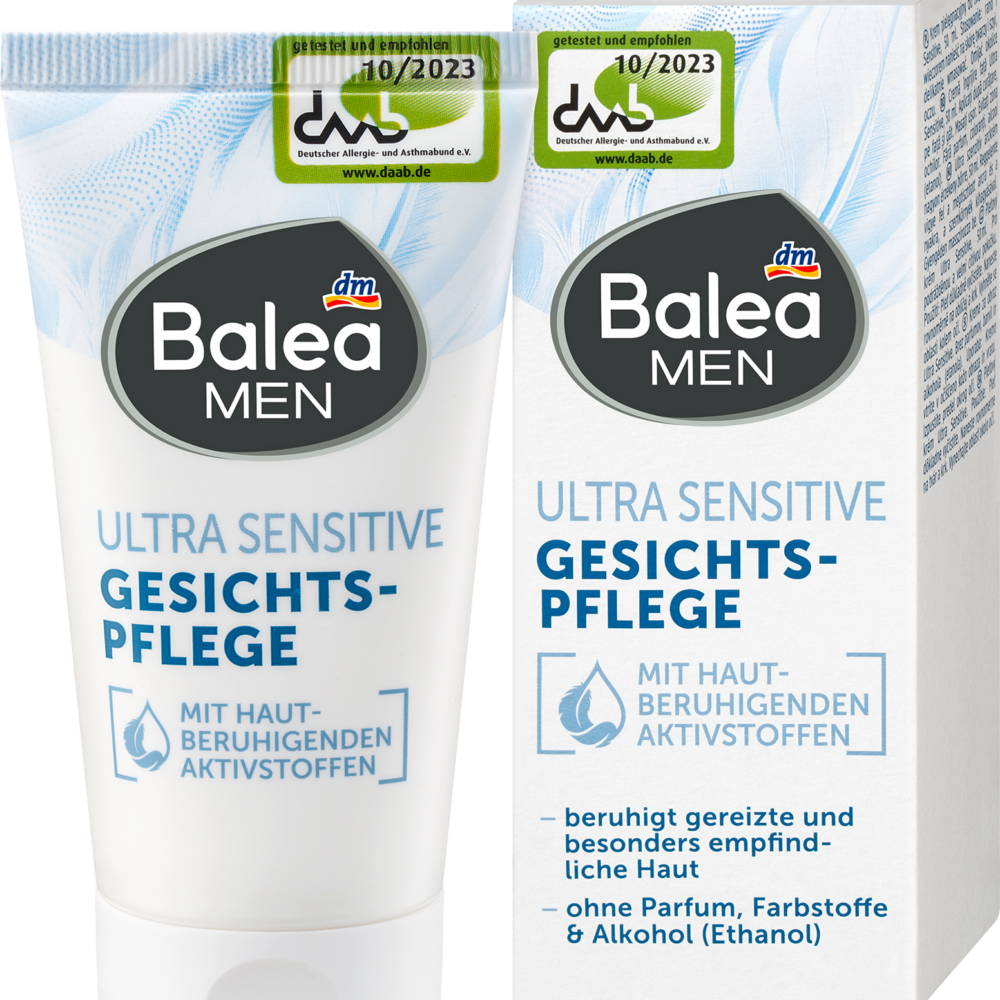 باليا كريم الوجه للرجال شديد الحساسية، 50 مل