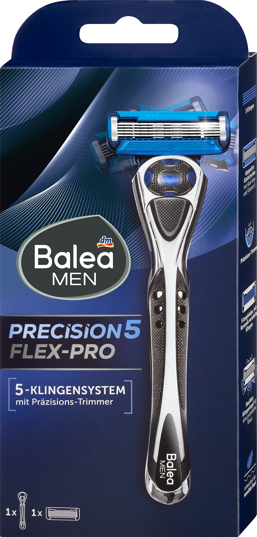 ماكينة حلاقة باليا للرجال precision5 Flex-Pro، 1 قطعة