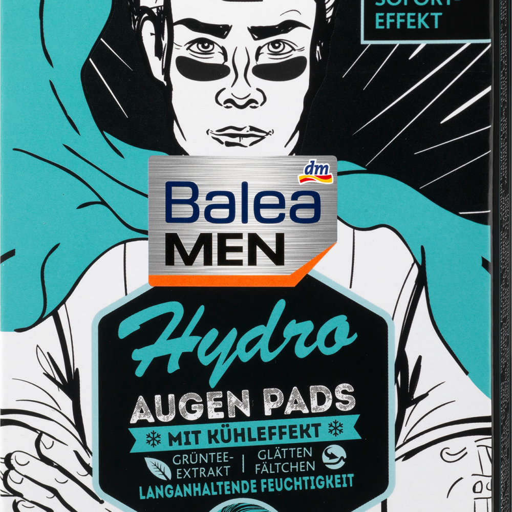 باليا وسادات عين للرجال هيدرو (6 أزواج)، 12 قطعة