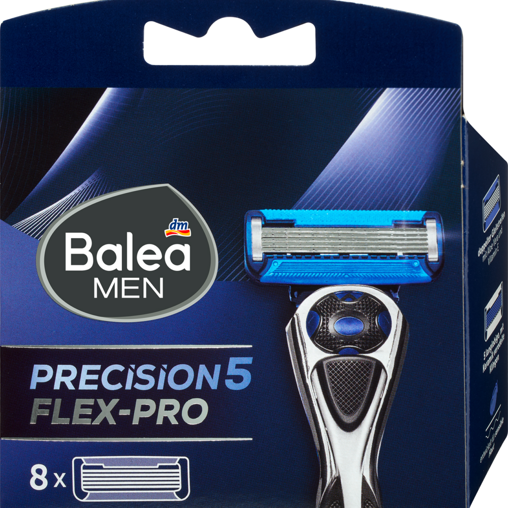 باليا شفرات حلاقة للرجال، دقة 5 فليكس برو، 8 قطع