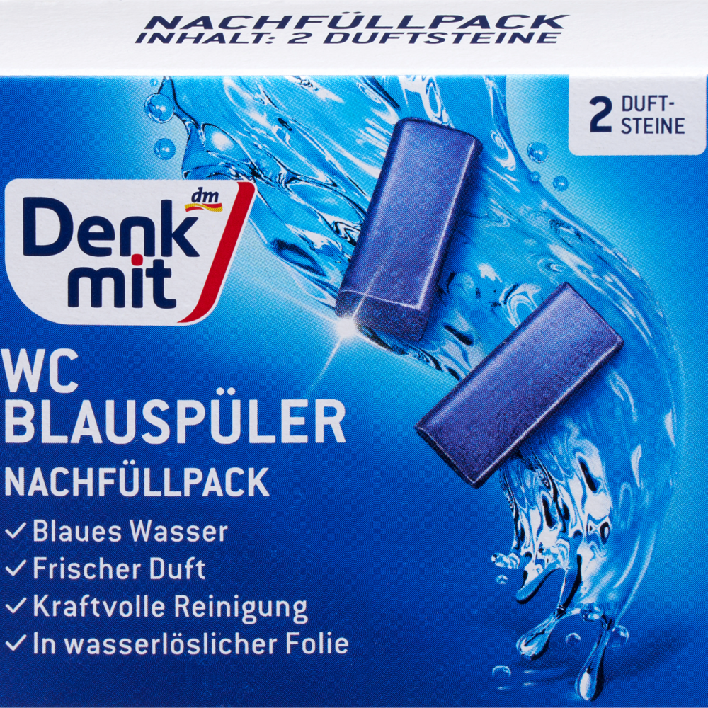 عبوة عبوة تعبئة مرحاض Denkmit ، 2 قطعة