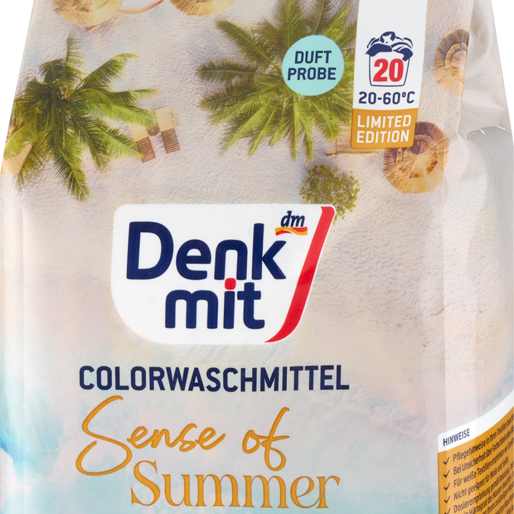 دنكميت مسحوق منظف ملون سنس أوف سمر ، 20 واط