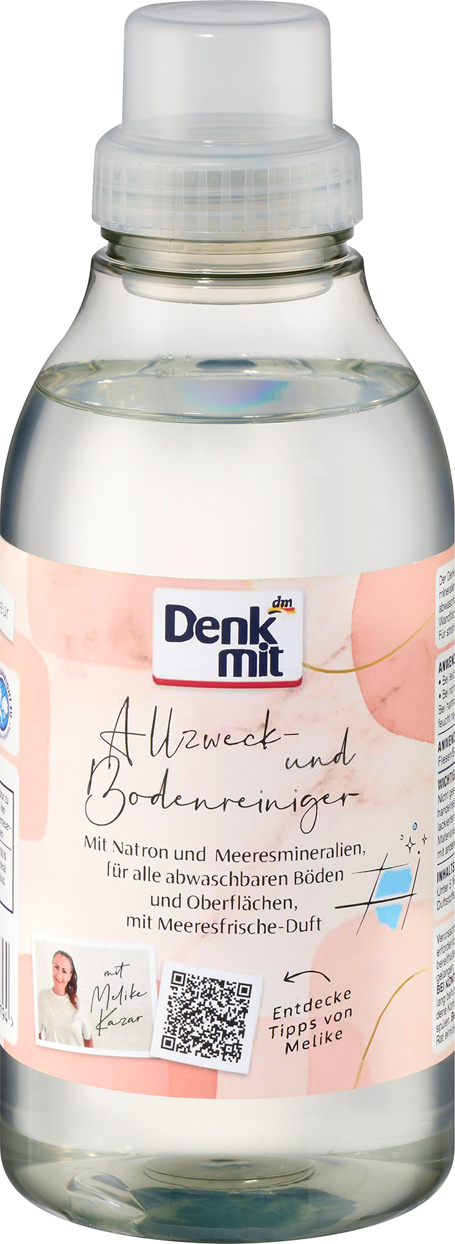 دنكميت منظف أرضيات لجميع الأغراض وصودا الخبز معادن البحر، 600 مل