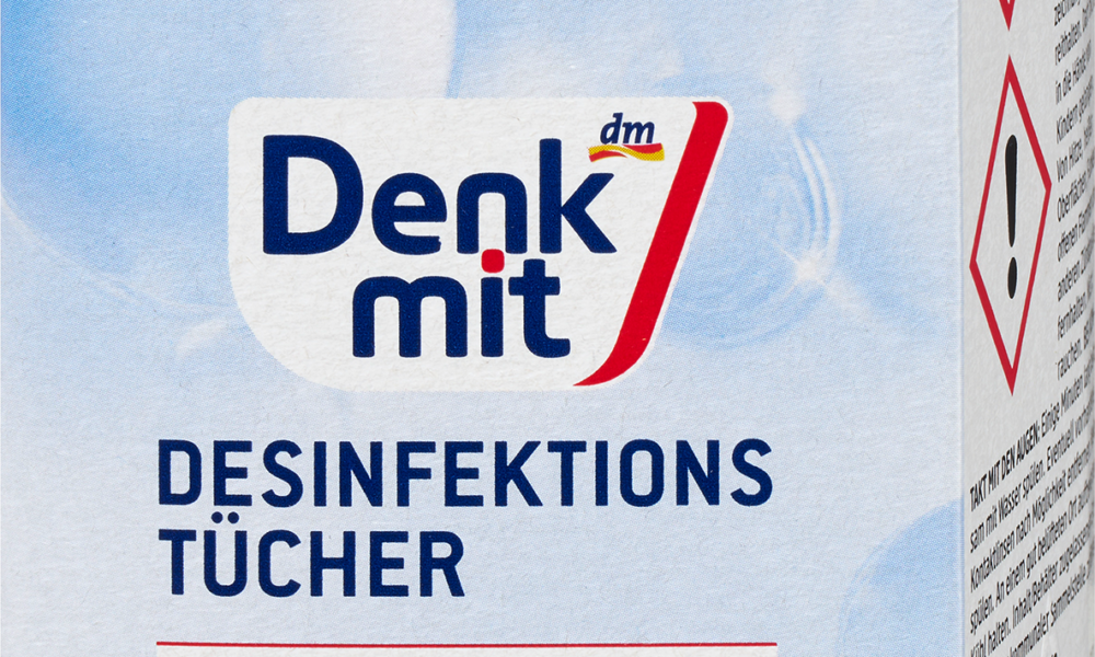 مناديل Denkmit المطهرة ، 15 قطعة منتج مبيد حيوي