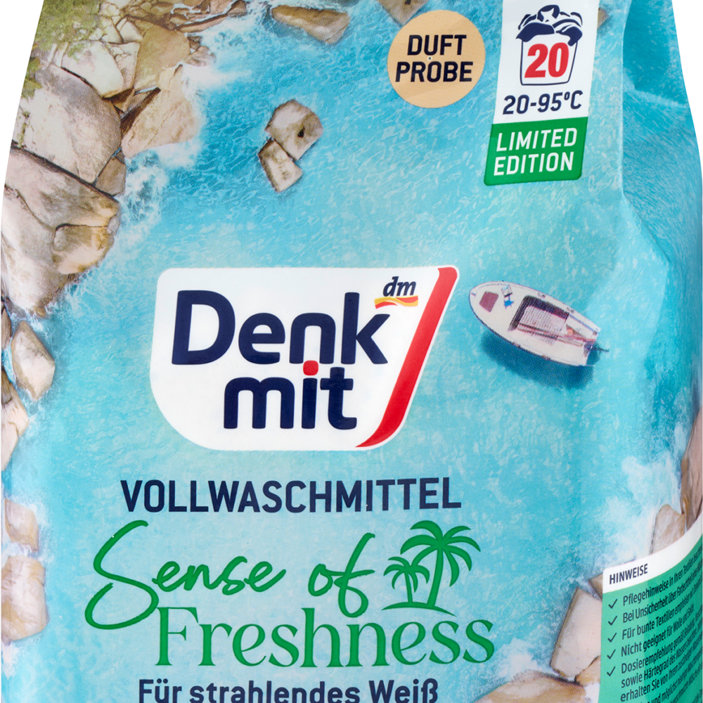 دنكميت مسحوق منظف الغسيل إحساس بالانتعاش ، 20 واط
