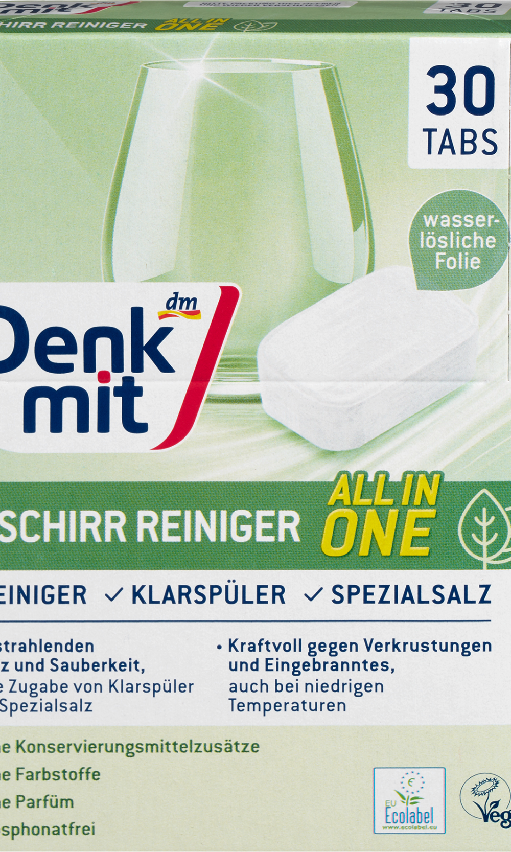 دنكميت منظفات غسيل الصحون نات، 30 قطعة