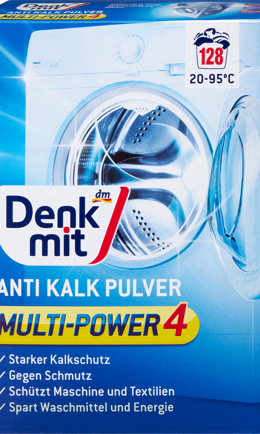 دنكميت بودرة مضادة للترسبات الكلسية للغسالات 128 WL، 1.5 كجم