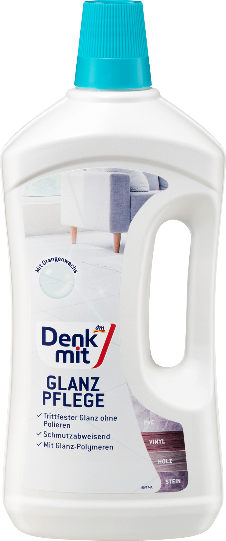 دنكميت منظف أرضيات عالمي مع شمع برتقالي، 1 لتر
