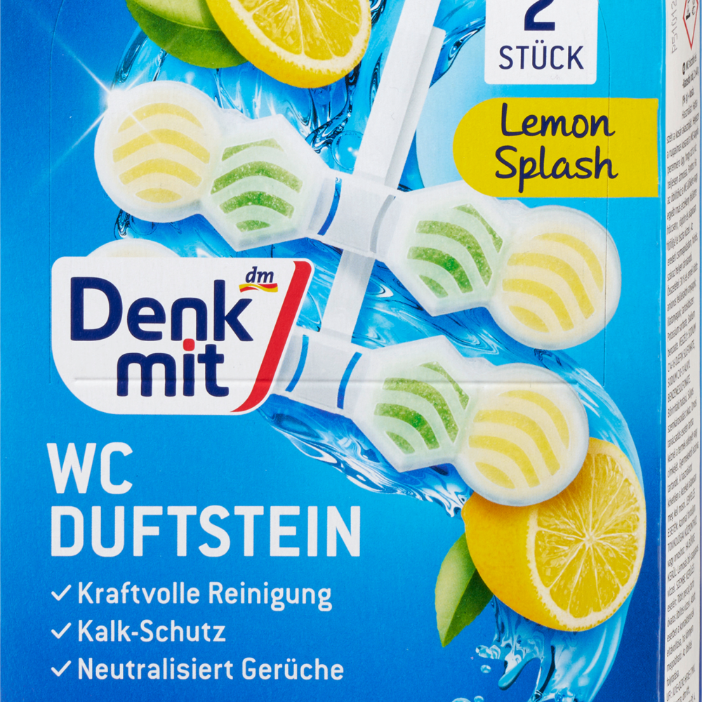 دنكميت WC معطر بالليمون ، 2 قطعة