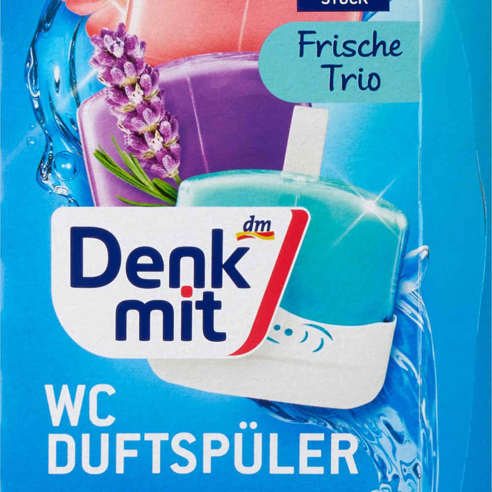 دنكميت بلسم عطري للمرحاض فريش تريو، 3 قطع