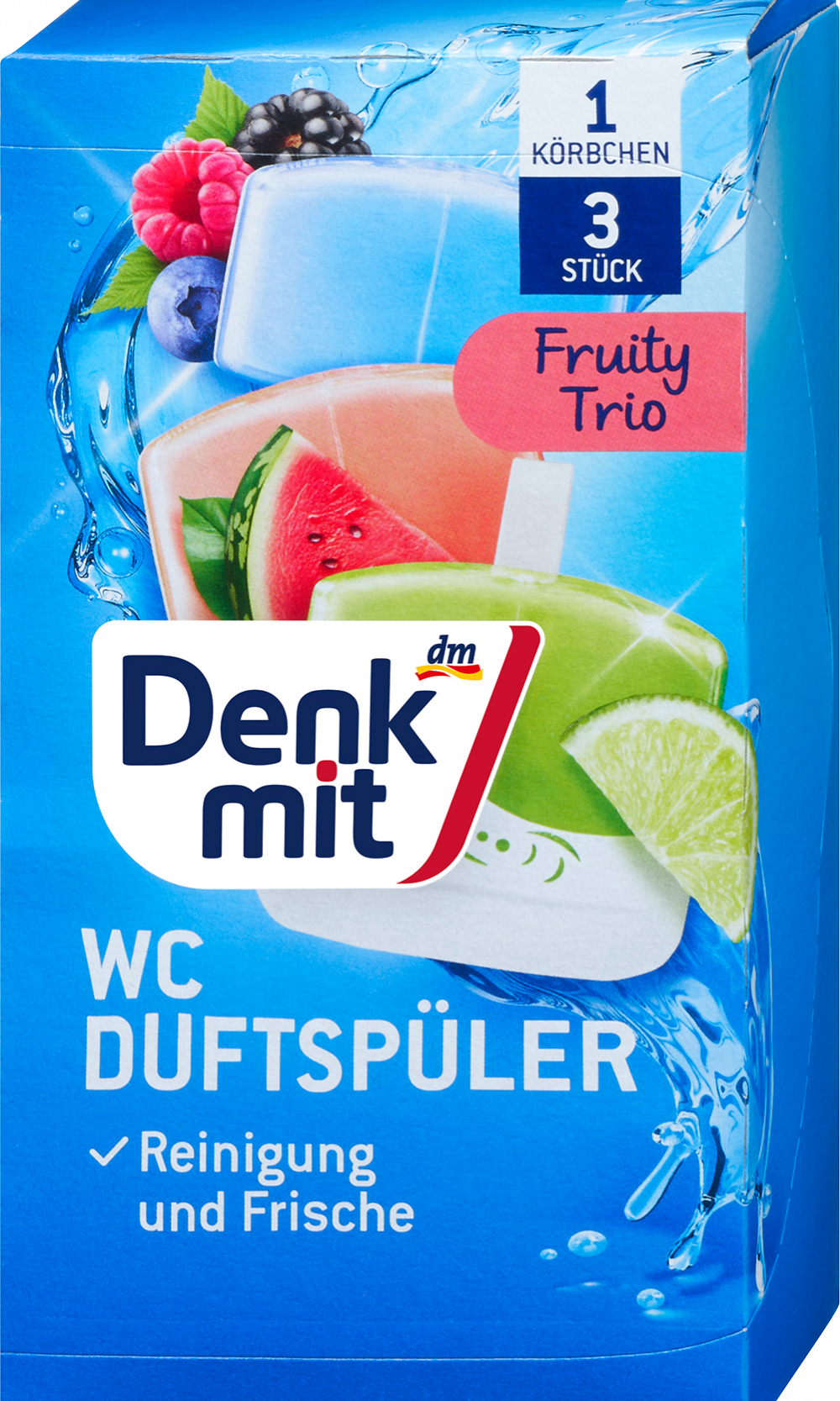 دنكميت بلسم عطري للمرحاض بالفواكه الثلاثية، 3 قطع