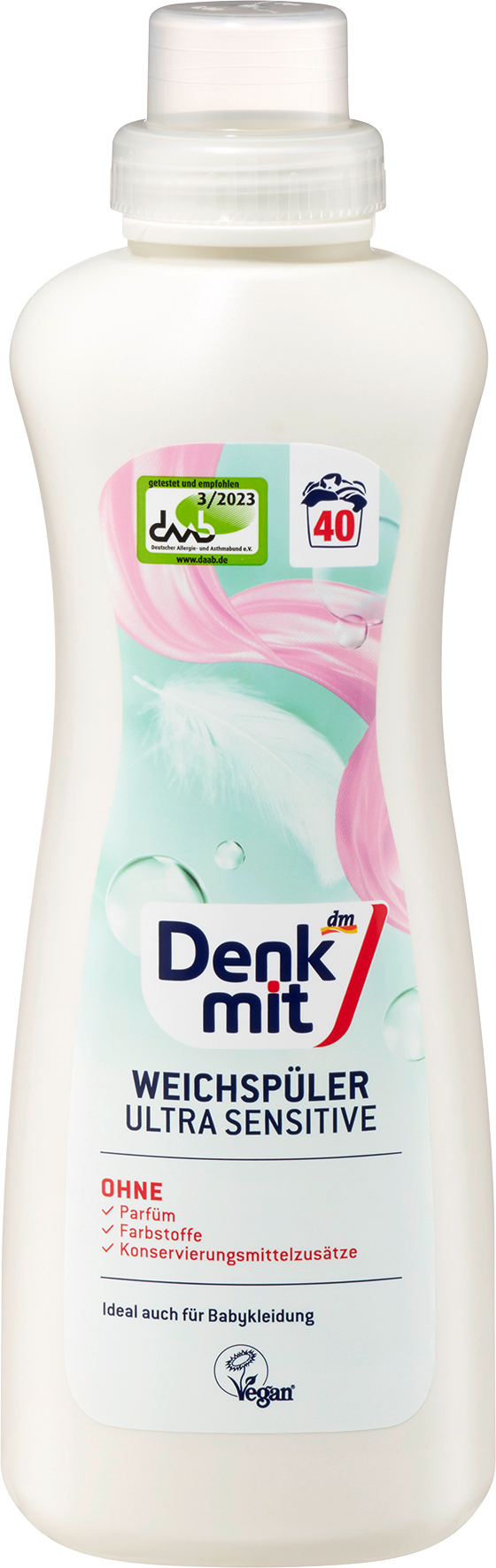 دنكميت منعم الأقمشة فائق الحساسية 40 WL، 1 لتر