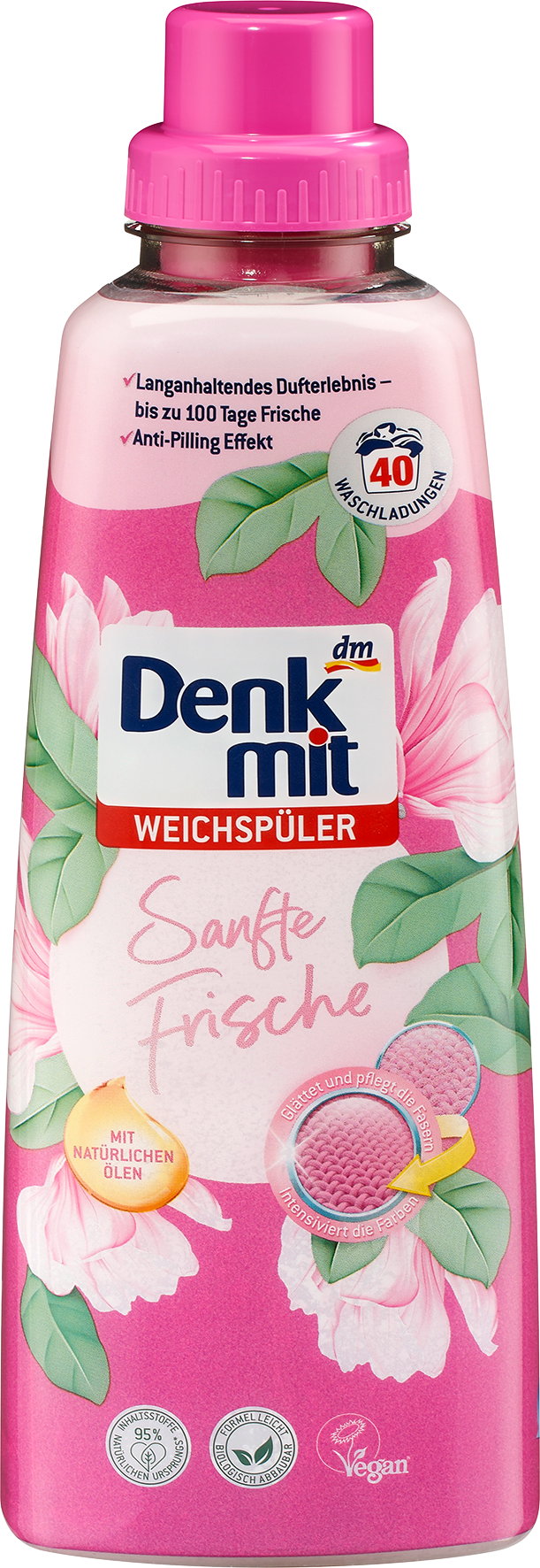 دنكميت منعم أقمشة منعش لطيف 40WL، 1 لتر