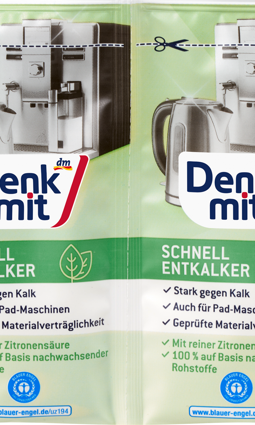 Denkmit مزيل الترسبات (2 × 25 جم) ، 50 جم