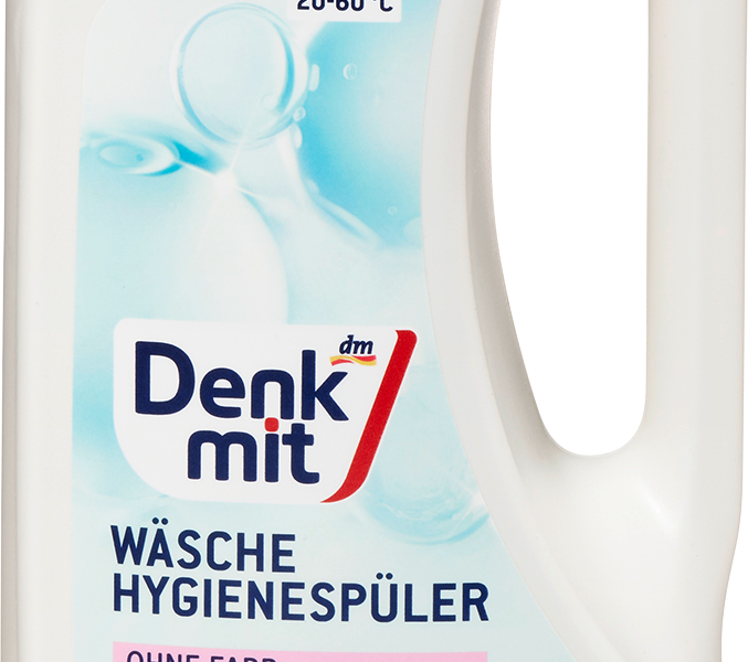 Denkmit Hygiene شطف غسيل تطهير بدون أصباغ وعطور 20 WL ، 1.5 لتر منتج مبيد حيوي