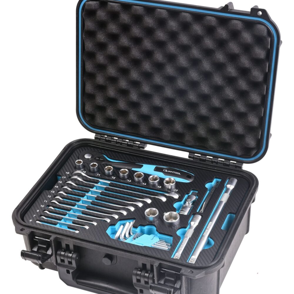 QUANTOOL - مجموعة أدوات ، 48 قطعة.