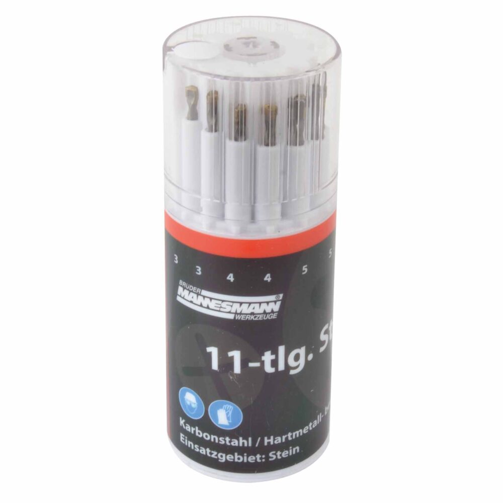 مجموعة مثقاب البناء ، 11 قطعة.