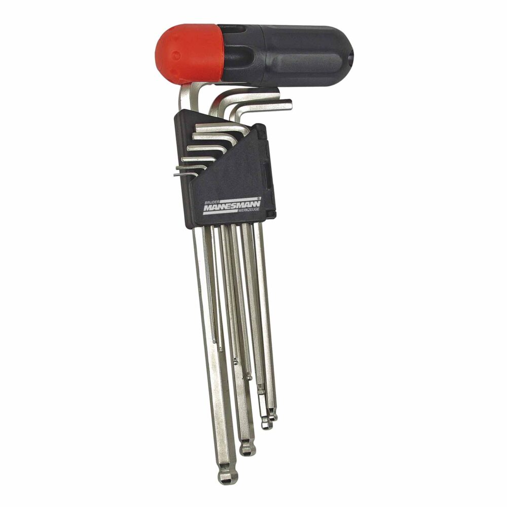 طقم مفتاح ربط 9 قطع. سداسية / رأس كروي ،