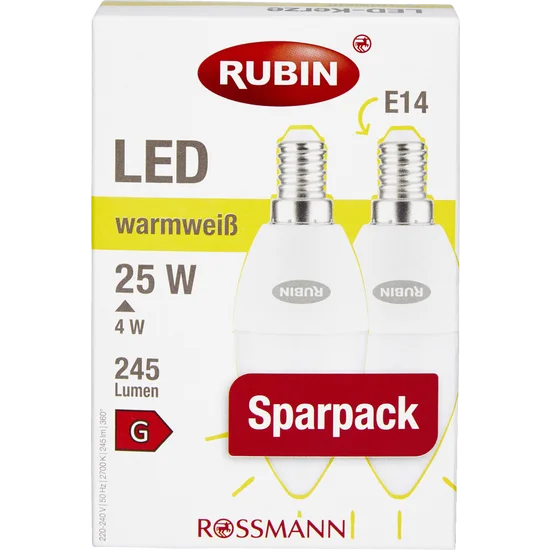 مجموعة مصابيح LED E14 الاقتصادية