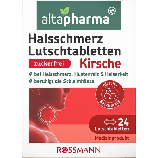 معينات لعلاج التهاب الحلق بنكهة الكرز