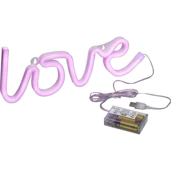 ضوء نيون LED وردي