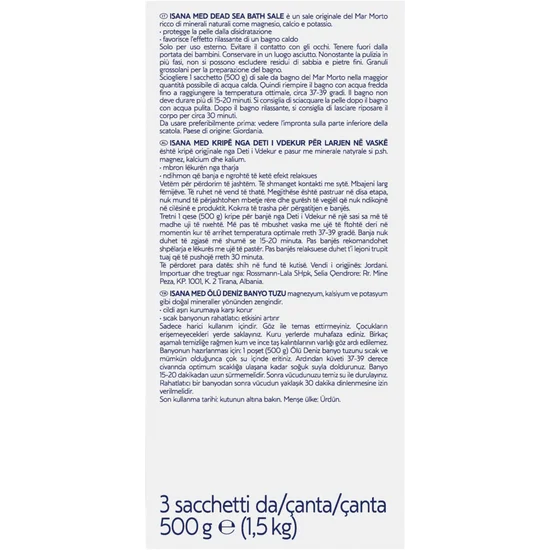 أملاح البحر الميت الأصلية للاستحمام - Image 3