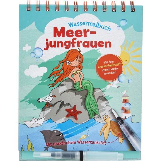 كتاب تلوين حورية البحر بالماء
