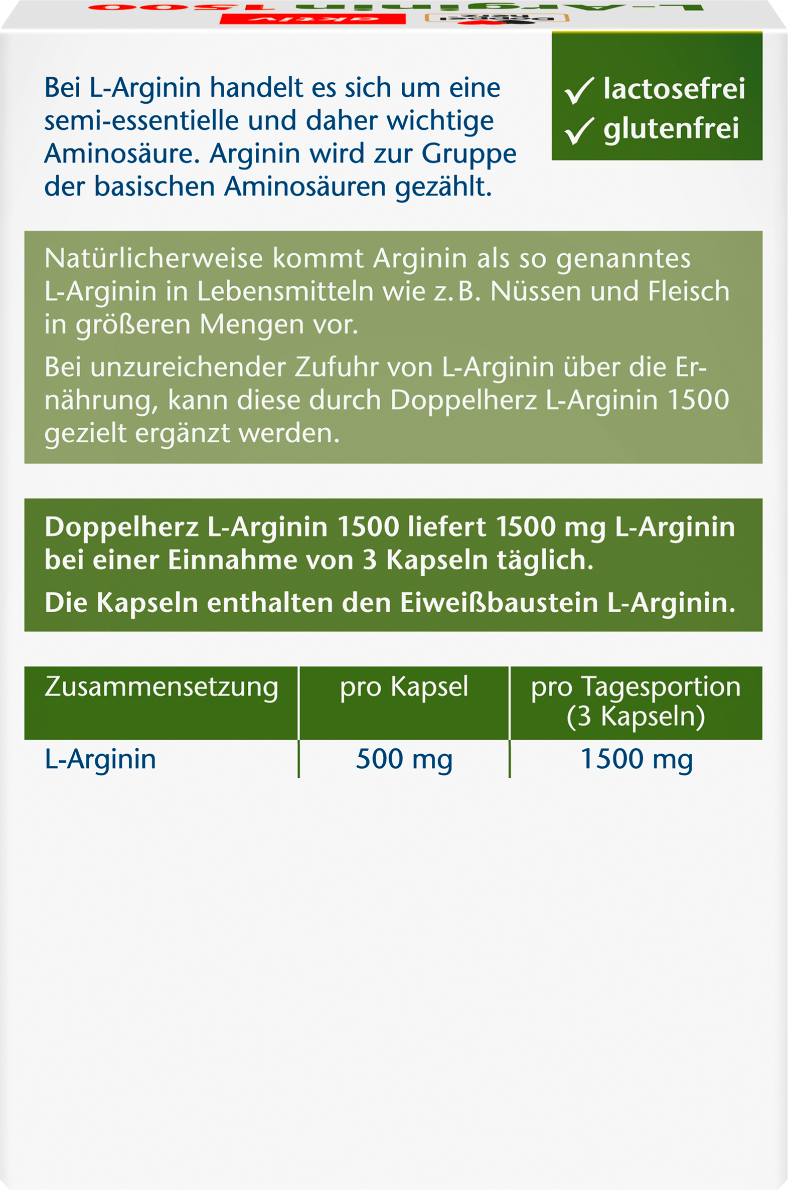 كبسولات دوبلهيرز إل-أرجينين، 30 كبسولة، 18.6 غرام، مكمل غذائي - Image 2