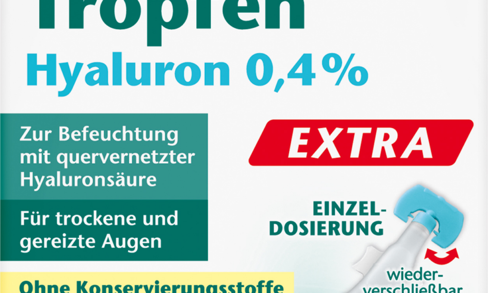 قطرات دوبل هيرز للعين بحمض الهيالورونيك 0.4% إضافي (10 × 0.5 مل)، 10 وحدات، جهاز طبي