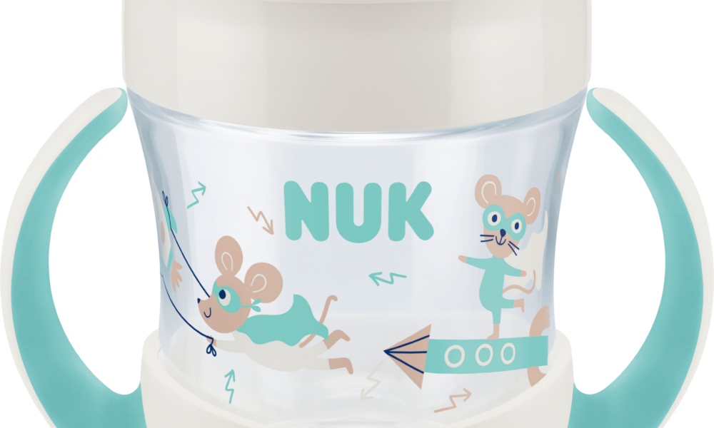كوب التدريب NUKT Evolution Mini Magic Cup الفيروزي، من عمر 6 أشهر، 160 مل، قطعة واحدة.