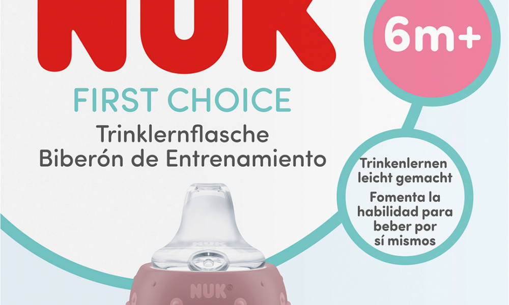 كوب تدريب NUKT من First Choice بني، من عمر 6 أشهر، 150 مل، قطعة واحدة.