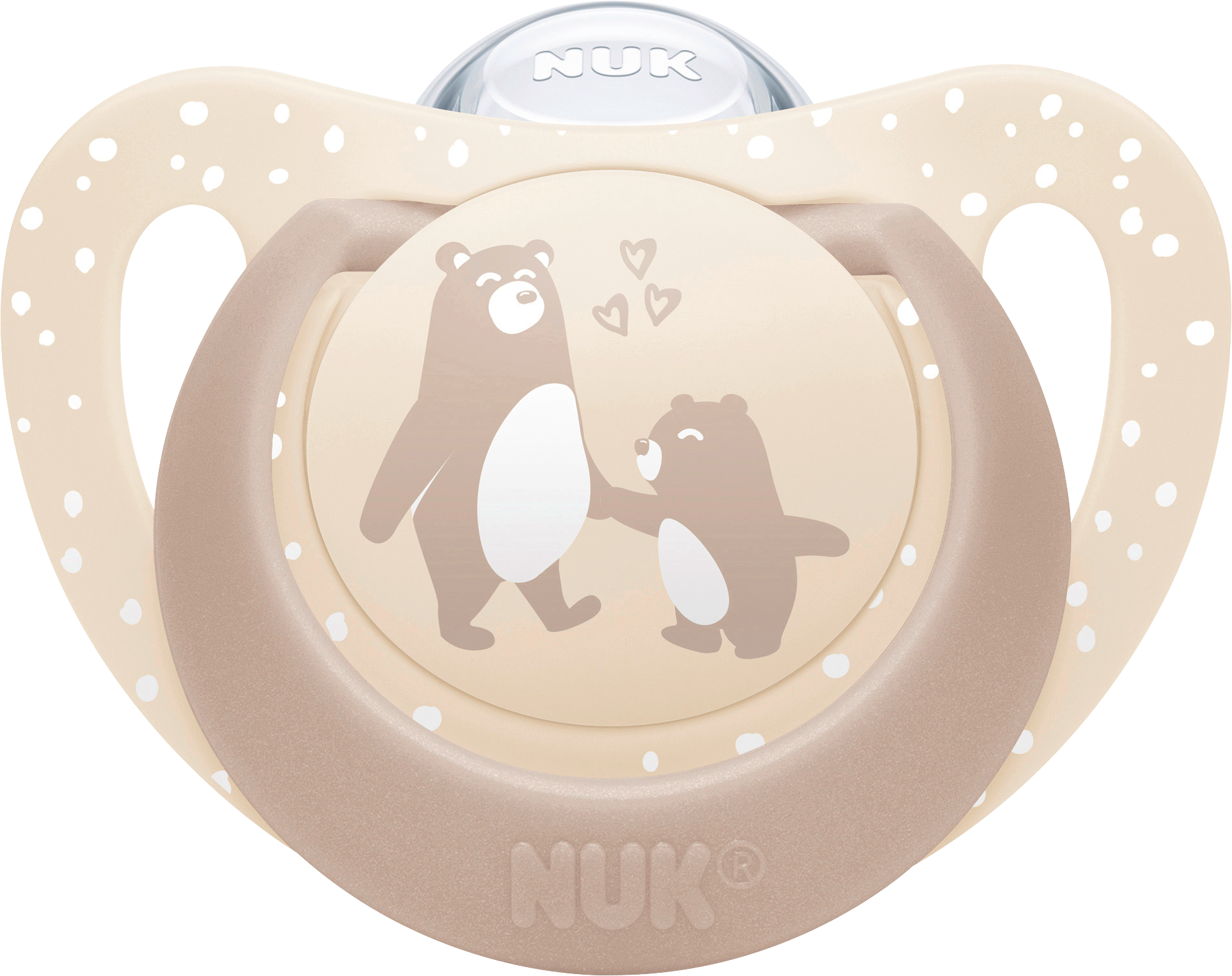 لهاية سيليكون من NUK First Choice، لون أزرق/كريمي، من 0 إلى 6 أشهر، قطعة واحدة. - Image 2